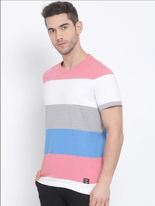 Chemise décontractée pour homme à double boutonnage, 100% coton, écologique, à manches courtes, col rond, en tissu tricoté, pour l'été - Product Image 2