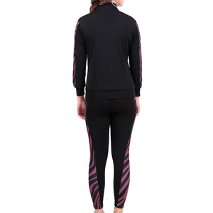 Women Tracksuit Fitness <b>Gym</b> Activewear <b>Set</b> <b>Long</b> <b>Sleeve</b> Zip Jacket And Leggings OEM ODM Wholesale - Product Image 6