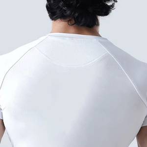 T-shirt de sport personnalisé à manches courtes pour hommes, 100 % coton, respirant, idéal pour la course à pied et la musculation, vente en gros - Product Image 6