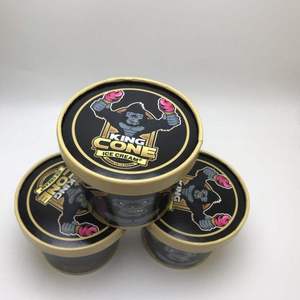 Manufacturer Appearance Style Take-Out Disposable Paper Bowl Cup Double Film Waterproof ECO-Friendly Self-adhesive <b>Lid</b> - Product Image 5