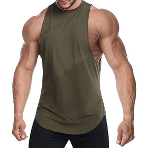 Mens Gym Tank Tops Workout Sleeveless T-Shirts Athletic Muscle Cut Off Training Bodybuilding Stringer Tees - Product Image 3