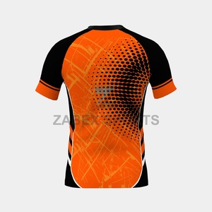 Men's Stretch Front Training Compression Rashguard <b>Shirt</b>-Fitted Spandex/Polyester Customizable Logo - Product Image 2