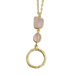 Collar con Colgante Delicado Chapado en Rodio, Joyería de Moda Hecha a Mano para Mujer, Proveedor de Moda al por Mayor - Product Image 4