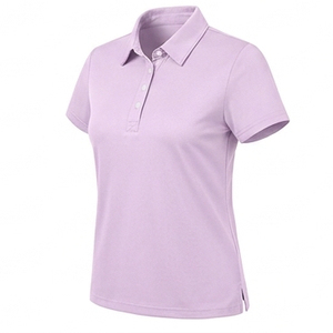Camiseta de Golf para Mujer, Color Sólido, 100% Algodón, Secado Rápido, Transpirable, Antiarrugas, Estilo Casual, Marca Personalizada - Product Image 5