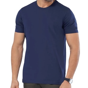 เสื้อยืดคอกลมผู้ชายคุณภาพสูง รับสกรีนโลโก้ ผ้าฝ้าย 100% แขนสั้น บริการ OEM สำหรับฤดูร้อน - Product Image 4