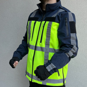 Mens Reflective Field Work Jacket High Visibility Protective Clothing With <b>Utility</b> Pocket Storage Solutions - Product Image 6