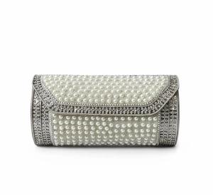 Bolso de mano de metal de lujo para noche, estilo bohemio, hecho a mano, con marco de perlas, mosaico, estilo indio, bolso bandolera bohemio para mujer - Product Image 3