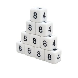 Resin <b>Cube</b> Dice Custom Polyhedral Acrylic and Resin Crafts Dice for Board Games-Colorful Design - Product Image 1