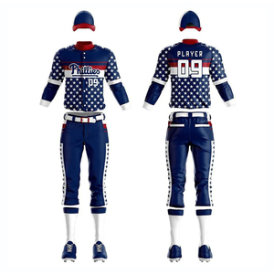 Custom Men's <b>Baseball</b> Uniform Sets 2026 New Arrivals Summer Quick Dry Spandex/Polyester Customizable Jersey Shirts - Product Image 6