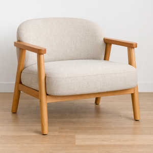 Sillón Individual Acolchado Contemporáneo, Sillón de Descanso, Muebles Cómodos para Dormitorio, Sala de Estar, Apartamento, Hotel - Product Image 1