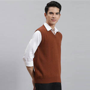 Pull sans manches chaud à superposer, avec tricot de qualité supérieure, intérieur doux, coupe confortable - Product Image 2