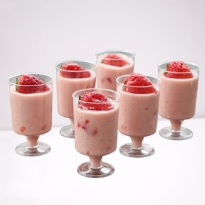 Elegantes Vasos Desechables Cuadrados de Plástico Transparente de 150 ml para Postres, Mini Parfaits, Mousse, Pudín, con Tapa Abatible, Aptos para Congelador, Ideales para Fiestas - Product Image 2