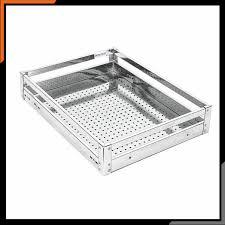 Premium High Grade Stainless Steel Perforated Kitchen <b>Basket</b> for Modular Cabinets <b>Storage</b> - Product Image 4