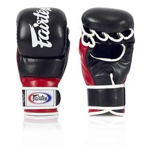 ถุงมือชกมวย Fairtex หนังวัวแท้ สำหรับ MMA สปาร์ริง กราปลิง ฝึกซ้อม ชกมวย  ถุงมือ MMA หนังแท้สั่งทำพิเศษ - Product Image 1