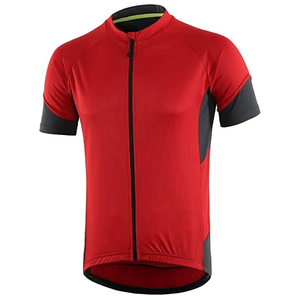 Custom Sublimated <b>MTB</b> Cycling Jersey Short Sleeve Full Zip Stand Collar Bicycle <b>Shirt</b> Mens Sportswear - Product Image 5