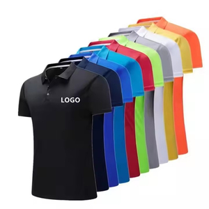 เสื้อโปโลชาย ระบายอากาศได้ดี แขนสั้น เหมาะสำหรับใส่ทำงาน ลำลอง เล่นกีฬา ท่องเที่ยว และใส่ในชีวิตประจำวันช่วงฤดูร้อน  โลโก้ด้านหน้าแบบคลาสสิก  สามารถสั่งทำได้ - Product Image 1