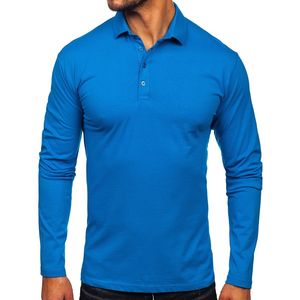 Camisas de Golf para Hombre, Corte Regular, Manga Larga, Tallas Grandes, Transpirables, de Secado Rápido, Tejido de Poliéster 220g - Product Image 4