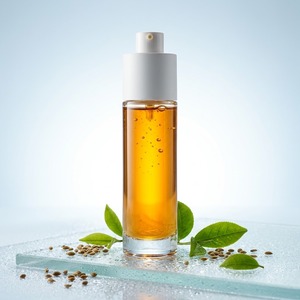 Sérum facial antioxydant aux graines de persil avec thé vert et niacinamide OEM ODM 50ml Flacon en verre MOQ 200 pièces - Product Image 3