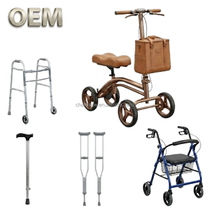 OEM Taiwan Customized Aluminum Alloy Knee Scooter Daily Living Aids Custom Manufacturing Solutions Bulk Production Supplier - Product Image 1