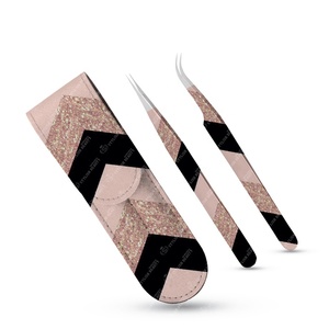 Pince à épiler d'extension de cils magnétique avec logo personnalisé Étuis pointus en acier inoxydable Emballage de stockage Pince à cils magnétique - Product Image 6