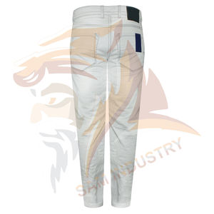 Pantalons en jean pour hommes de haute qualité, style streetwear, couleur unie, fabrication en gros par une usine, quantité importante. - Product Image 2