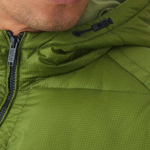 Nouvelle Veste Homme Matelassée en Duvet Style Funnel Neck Kaki avec Col Montant et Poches Zippées – Design Personnalisé - Product Image 3