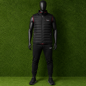 Gilet matelassé d'hiver pour homme avec logo personnalisé, sans manches, résistant à l'eau, chaud, décontracté, coupe ajustée, pour l'extérieur - Product Image 3
