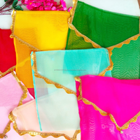 Sari traditionnel en soie en gros pour femmes, réversible, léger, cadeau de mariage indien et cadeau pour demoiselle d'honneur