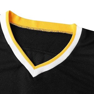 Camiseta de Hockey Personalizada con Serigrafía, Uniforme de Hockey sobre Hielo al por Mayor, 100% Poliéster Transpirable, Tallas Grandes, Ecológico - Product Image 4