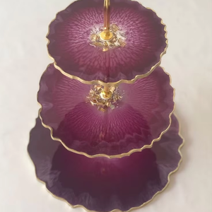 New Design cake decoration Custom Wedding Cake Stand Best Price Luxury Round Resin Base for Round Shape Cake Stand - Product Image 6