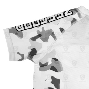 Women Fitness Rash Guard Shirts Custom Rash Guard BJJ Fabric Custom Free Design Polyester Sports Printed Shirts - Product Image 5