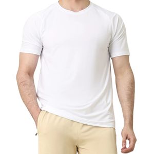 T-shirt pour homme, manches courtes, décontracté, streetwear, haut tendance, doux, respirant, à porter au quotidien, fabrication OEM, personnalisable - Product Image 1