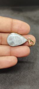 สร้อยคอจี้รูปหิ่งห้อยแฟชั่น ดีไซน์เรียบง่าย ประดับมูนสโตน สำหรับผู้หญิง - Product Image 2