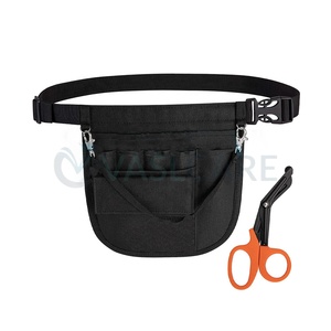 Professional <b>Nurse</b> Fanny Pack Stethoscope Tape Bandage Scissor Holder Unisex Waist Belt Organizer <b>Bag</b> Nylon Pouch Zipper Closure - Product Image 2