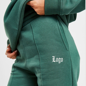 Custom Streetwear Women's Sweatpants Cotton <b>Fleece</b> <b>Joggers</b> Embroidered Logo Active Sports Fitness Training Wear Supplier - Product Image 6