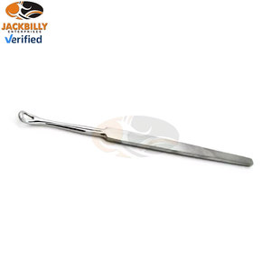 JACKBILLY ขายส่งเครื่องมือขูดหูชนิดสแตนเลสแบบใช้มือสำหรับรักษาอาการ Chalazion # เครื่องมือผ่าตัดหู คอ จมูก แบบโค้ง 1 ชิ้น ขนาด 1.8 มม. ความแม่นยำสูง - Product Image 3