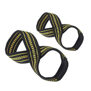 Correas de Gimnasio en Forma de Ocho de Buena Calidad al por Mayor, Soporte para Muñeca, Deportivas, Duraderas, de Algodón, OEM - Product Image 6