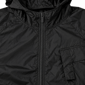 WESTMARK APPAREL INDUSTRY Conjunto Deportivo de Dos Piezas para Hombre, Chaqueta Cortavientos con Capucha y Cremallera Negra, Pantalones Cortos con Cordón, Secado Rápido - Product Image 4