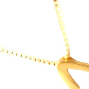 Collier en vermeil or 14 carats avec petit pendentif feuille de lierre ouverte, élégant, couleur or, chaîne délicate, bijou de mode, cadeau - Product Image 4