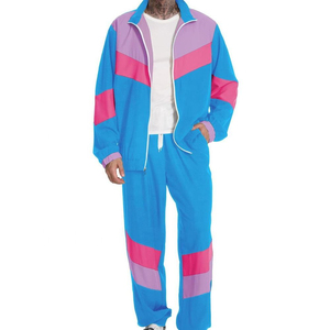 Ensemble de survêtement coupe-vent personnalisé en nylon et polyester, deux pièces, avec pantalon et veste zippés - Product Image 5