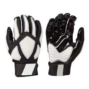 Gants de football américain pour hommes, design 2026, personnalisés, imprimés, à doigts complets, avec poignées antidérapantes et sangle de poignet réglable - Product Image 4