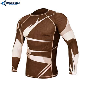 UPF50+ Breathable Eco-Friendly Anti-Bacterial Quick Dry Chlorine Resistant Long Sleeve Swim Rash Guard High Quality Top - Product Image 6