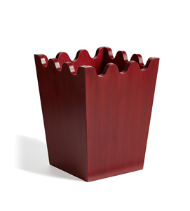 Modern Scallop Lacquer <b>Storage</b> <b>Bin</b> Elegant Organizer <b>Bin</b> For Home <b>Storage</b> Decorative <b>Bin</b> For Living Room Bedroom Styling - Product Image 1
