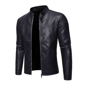 Veste d'hiver en cuir véritable, tissu respirant, nouveau style 2026, veste en cuir pour homme à prix avantageux - Product Image 1
