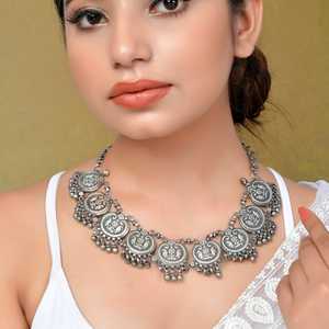 Meera Jaipur Fashion <b>Necklaces</b>-Elegant Tribal Style <b>Statement</b> Piece - Product Image 1