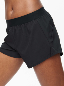 Shorts de yoga respirants sans coutures pour femmes en nylon et polyester, taille mi-haute avec cordon de serrage, personnalisables, pour l'été et le fitness - Product Image 4