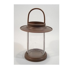 Linterna de metal y vidrio para decoración del hogar - Product Image 1
