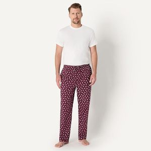 Pantalones de Pijama para Hombre, Ligeros, 100% Algodón Popelina, Corte Recto, con Bolsillos, Frente Plano, Cintura Elástica con Cordón - Product Image 4