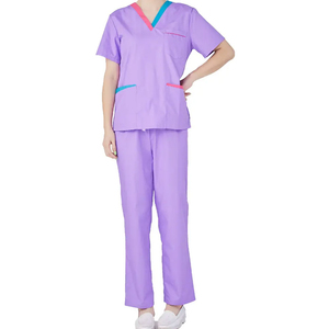 Wholesale Women's Medical Scrubs Stretch Fabric Hospital Uniform with Custom Logo and Private Label Manufacturing - Product Image 3