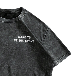 T-shirt pour homme en coton 100% délavé et vieilli, manches courtes raglan, col rond, streetwear, imprimé graphique, écologique, séchage rapide, coupe ample - Product Image 3